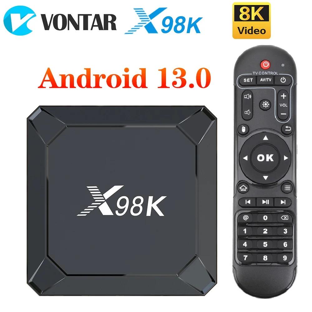  ڽ X98K TV ڽ, ȵ̵ 13, Ĩ RK3528  ھ Cortex A53 , 8K , 4K @ 60fps, H.265, Wifi6, X98, 2G16G, 4G3